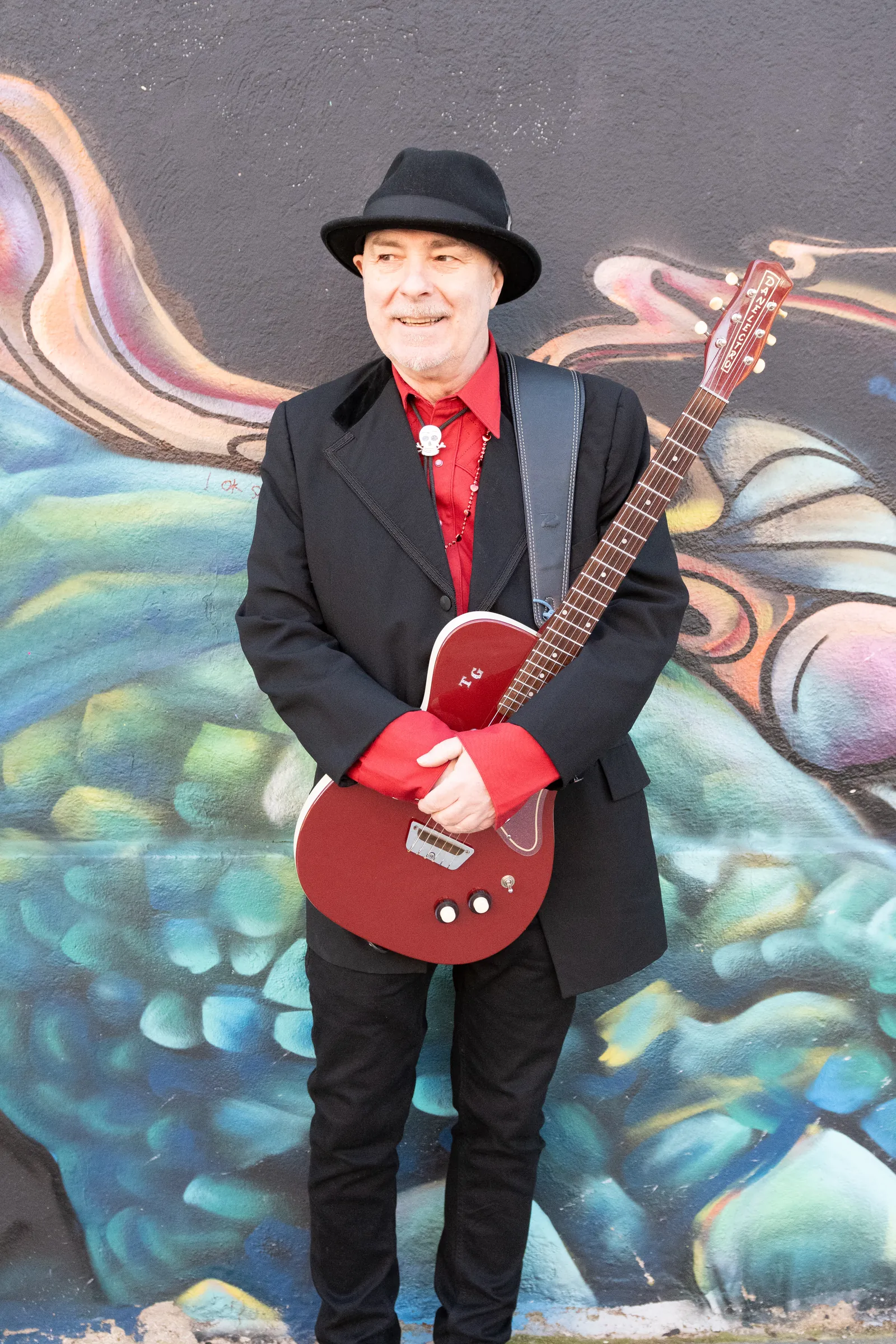 Tim Gibbons press photo: Mural portrait
